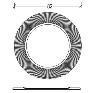 Зеркало Boheme Shine серебро 528-SL